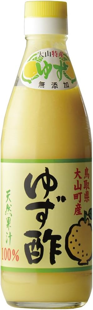 無添加 ゆず酢 田宮農園 （鳥取県大山町産）【 無農薬 無化学肥料 ゆず使用 】 360ml