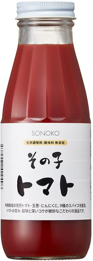 ケチャップ SONOKO ［ その子トマト 400g ］ 【 完熟有機トマトと有機野菜を使用 】 ピューレソース たまねぎ 自然の甘み 調味料 食品