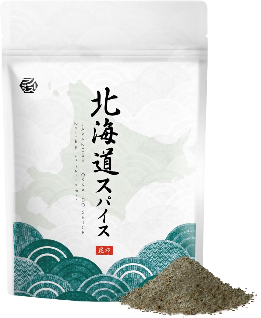 【北海道産 天然昆布100％使用】ノースプラス 北海道 スパイス 国産 無農薬 天然素材 スパイス キャンプ 調味料 アウトドアBBQ 肉 魚 料理 100g