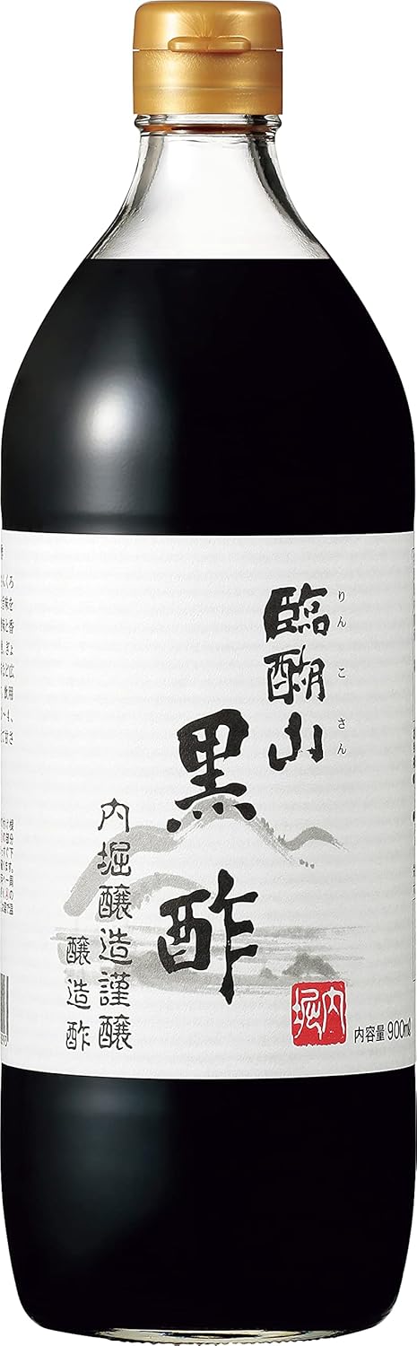 内堀醸造 臨醐山黒酢 900ml 酢 調味料 ドリンク お酢 国産玄米100% りんこさん 飲む酢 日本 瓶 1本